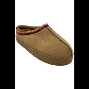 Journee Women's Connway Slip-On Cushioned Clog Slippers Tan - Medium